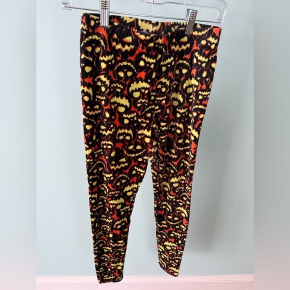 No Boundaries Pants - Halloween No Boundaries Soft Leggings Woman’s M Poly/Spandex  Jack-o’-lantern